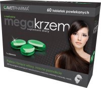 MEGA KRZEM Z METIONINĄ 60 tabletek