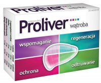 PROLIVER WĄTROBA 30 tabletek regeneracja, odtruwanie