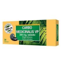 CARBO MEDICINALIS VP 300 mg 20 tabletek
