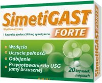 SIMETIGAST FORTE 20 kapsułek