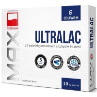 MAX ULTRALAC 10 kapsułek COLFARM