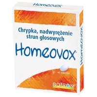 HOMEOVOX na struny głosowe 60 tabletek