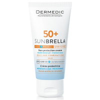 DERMEDIC SUNBRELLA SPF50+ Krem ochronny do twarzy skóra tłusta i mieszana 50g