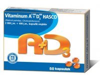 VITAMINUM A 2000 + D3 400 HASCO 50 kapsułek