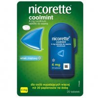 NICORETTE COOLMINT 4 mg 20 tabletek