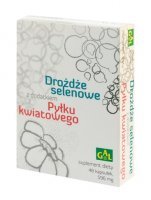DROŻDŻE SELENOWE z dodatkiem pyłku kwiatowego 48 kapsułek
