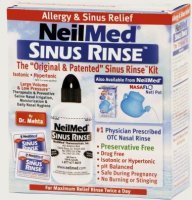 SINUS RINSE KIT zestaw do płukania podstawowy dla dorosłych butelka i 60 saszetek