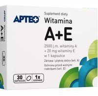 WITAMINA A + E 30 kapsułek APTEO skóra, włosy, wzrok