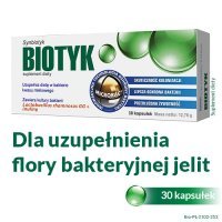 BIOTYK 30 kapsułek wspomaga odporność i mikroflorę jelit