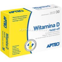 WITAMINA D  30 kapsułek twist-off APTEO