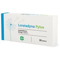 LORATADYNA PYLOX 10 mg  10 tabletek na katar alergiczny