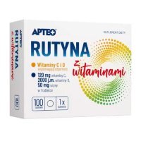 RUTYNA Z WITAMINAMI 100 tabletek APTEO