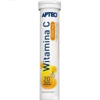 WITAMINA C 1000 mg o smaku cytrynowym 20 tabletek musujących APTEO