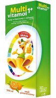 MULTIVITAMOL 1+ 250 ml syrop o smaku pomarańczowym