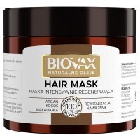 BIOVAX ARGAN MAKADAMIA KOKOS intensywnie regenerująca maseczka 250 ml