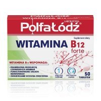 WITAMINA B12 FORTE POLFA ŁÓDŹ 50 tabletek