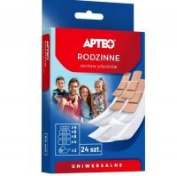 APTEO CARE Zestaw plastrów uniwersalnych 24 sztuki