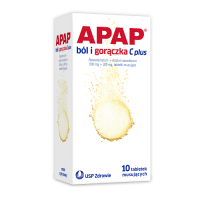 APAP BÓL I GORĄCZKA C plus 10 tabletek musujących