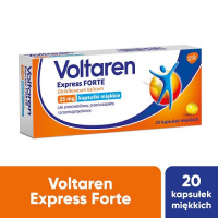 VOLTAREN EXPRESS FORTE 25 mg 20 kapsułek