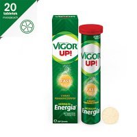 VIGOR UP! FAST 20 tabletek musujących o smaku pomarańczowym