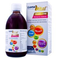 LOMA VITAL żelazo + cynk płyn 500 ml