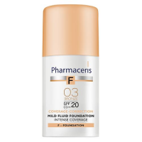 PHARMACERIS F delikatny fluid intensywnie kryjący SPF 20 BRONZE 03 (brązowy) 30 ml