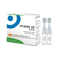 HYABAK UD nawilżające krople do oczu 30 minimsów x 0,4 ml