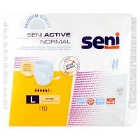 SENI ACTIVE NORMAL pieluchomajtki rozmiar L 10 sztuk