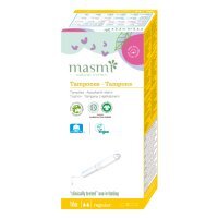 MASMI NATURAL COTTON REGULAR 16 tamponów z bawełny organicznej z aplikatorem