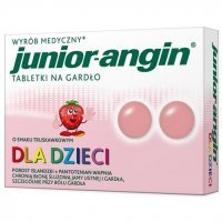 JUNIOR-ANGIN na gardło 36 tabletki do ssania