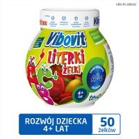 VIBOVIT LITERKI żelki 50 sztuk
