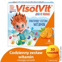VISOLVIT JUNIOR ORANGE o smaku pomarańczowym 30 saszetek