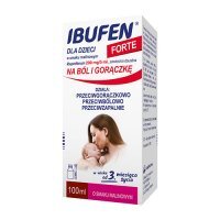 IBUFEN DLA DZIECI FORTE 200 mg/5 ml zawiesina o smaku malinowym 100 ml