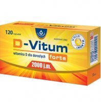 D-VITUM FORTE Witamina D 2000 j.m. 120 kapsułek