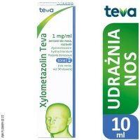XYLOMETAZOLIN 1mg/ml aerozol do nosa 10 ml TEVA
