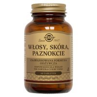 SOLGAR WŁOSY SKÓRA PAZNOKCIE 60 tabletek