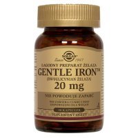 SOLGAR ŻELAZO GENTLE IRON 20 mg 90 kapsułek