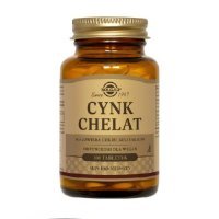 SOLGAR CYNK CHELAT AMINOKWASOWY 100 tabletek
