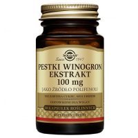 SOLGAR PESTKI Z WINOGRON EKSTRAKT 100 mg 30 kapsułek