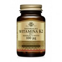 SOLGAR WITAMINA K2 NATURALNA 100 mcg 50 kapsułek