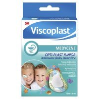 VISCOPLAST OPTI-PLAST JUNIOR DEKOROWANY plastry okulistyczne 62 x 50 mm 10 sztuk
