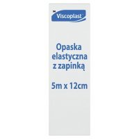 OPASKA ELASTYCZNA Z ZAPINKĄ 5 m x 12 cm  VISCOPLAST