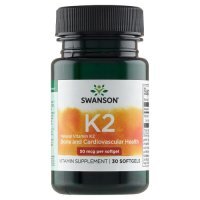 SWANSON WITAMINA K2 NATURALNA  50 mcg 30 kapsułek