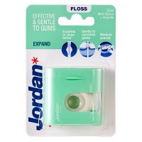JORDAN EXPAND Rozszerzająca się nić miętowa z dodatkiem fluoru 25 m