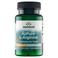 SWANSON AJIPURE L-ARGININA 500 mg 60 kapsułek