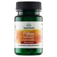 SWANSON FOLIAN QUATREFOLIC 400 mcg 30 kapsułek