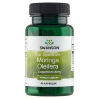 SWANSON FULL SPECTRUM MORINGA OLEIFERA 400 mg 60 kapsułek