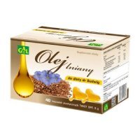 Olej lniany do diety dr Budwig - 40 kapsułek