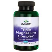 SWANSON TRIPLE MAGNESIUM COMPLEX 300 kapsułek