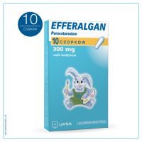 EFFERALGAN 300 mg 10 czopków